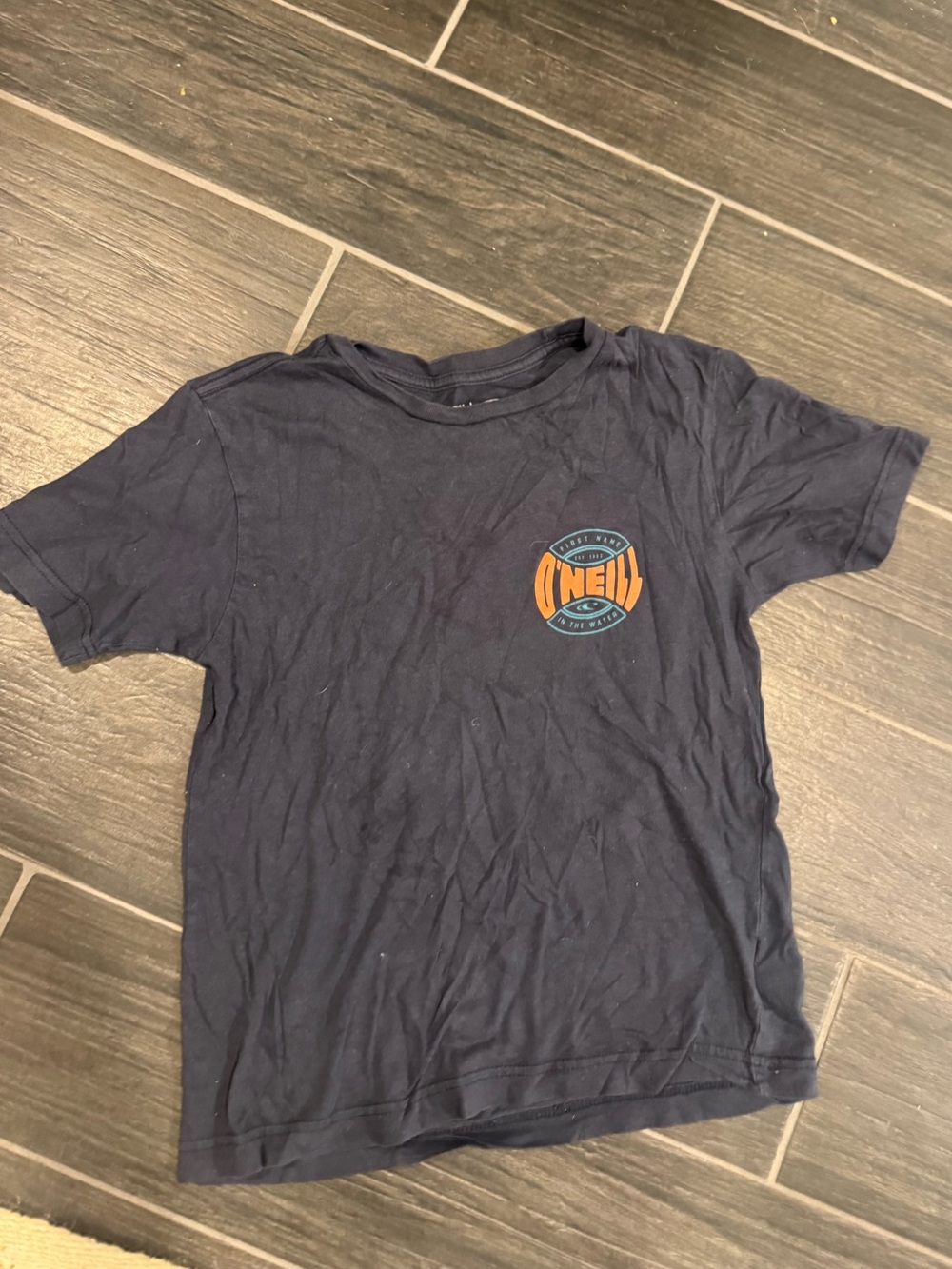 O'Neill Navy Boys Standard Fit Tee with Logo